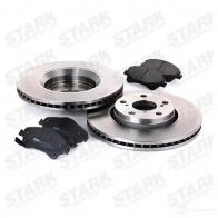 Тормозные диски и колодки, комплект STARK 1437815014 skbk1090118 B60Y DC8 - Изображение 3