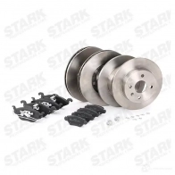 Тормозные диски и колодки, комплект STARK skbk1090348 QR71 2Y 1437815485 - Изображение 2