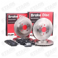Тормозные диски и колодки, комплект STARK skbk1090348 QR71 2Y 1437815485 - Изображение 3