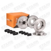 Тормозные диски и колодки, комплект STARK 1437816233 4A 8PTO skbk1090298 - Изображение 2