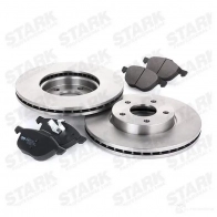 Тормозные диски и колодки, комплект STARK 2QNDO 4X skbk1090014 1437817392 - Изображение 3