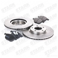 Тормозные диски и колодки, комплект STARK VZE7PM S skbk1090150 1437814629 - Изображение 3
