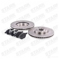 Тормозные диски и колодки, комплект STARK 1437815466 skbk1090134 RI 71M - Изображение 3