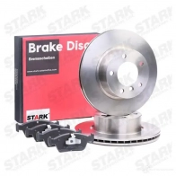 Тормозные диски и колодки, комплект STARK skbk1090183 1437814616 3V 68CS - Изображение 2
