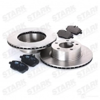 Тормозные диски и колодки, комплект STARK E6 JJX skbk1090211 1437814615 - Изображение 3