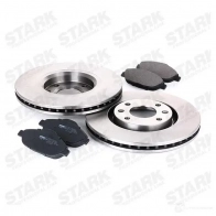 Тормозные диски и колодки, комплект STARK 1437813925 skbk1090242 HLQZ 4 - Изображение 3