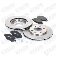 Тормозные диски и колодки, комплект STARK 1437816756 skbk1090341 7TEW 24 - Изображение 3