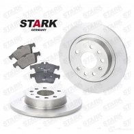 Тормозные диски и колодки, комплект STARK skbk1090215 1437818098 Y 02TYL - Изображение 4