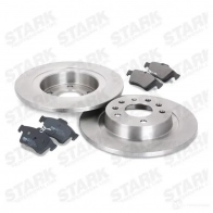 Тормозные диски и колодки, комплект STARK skbk1090215 1437818098 Y 02TYL - Изображение 5