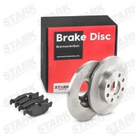 Тормозные диски и колодки, комплект STARK 1437818186 skbk1090079 V7X83 IC - Изображение 2