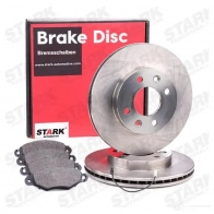 Тормозные диски и колодки, комплект STARK 1437813515 skbk1090250 TK 6O0 - Изображение 2
