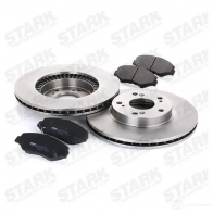 Тормозные диски и колодки, комплект STARK skbk1090188 H JZMG7W 1437814646 - Изображение 3