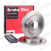 Тормозные диски и колодки, комплект STARK F 2435Y 1437813805 skbk1090077 - Изображение 2