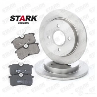 Тормозные диски и колодки, комплект STARK F 2435Y 1437813805 skbk1090077 - Изображение 4