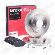 Тормозные диски и колодки, комплект STARK skbk1090320 7ZP T8RZ 1437818079 - Изображение 2