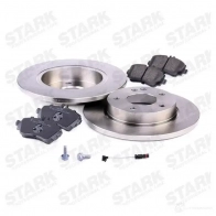 Тормозные диски и колодки, комплект STARK skbk1090320 7ZP T8RZ 1437818079 - Изображение 3