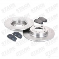 Тормозные диски и колодки, комплект STARK skbk1090322 1437816609 69B GF - Изображение 4