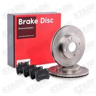 Тормозные диски и колодки, комплект STARK H 4QYT0Y skbk1090343 1437818201 - Изображение 2