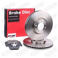 Тормозные диски и колодки, комплект STARK E VZ50 skbk1090241 1437815033 - Изображение 2