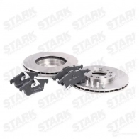 Тормозные диски и колодки, комплект STARK skbk1090288 1437815883 N3H VK - Изображение 4
