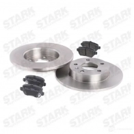 Тормозные диски и колодки, комплект STARK skbk1090288 1437815883 N3H VK - Изображение 5