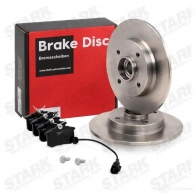 Тормозные диски и колодки, комплект STARK skbk1090245 LR3L AWA 1437815009 - Изображение 2