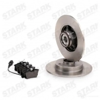 Тормозные диски и колодки, комплект STARK skbk1090245 LR3L AWA 1437815009 - Изображение 4