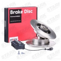 Тормозные диски и колодки, комплект STARK H8Q4O4 4 1437815588 skbk1090143 - Изображение 2