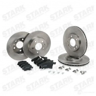 Тормозные диски и колодки, комплект STARK FS6Z0V U 1437815849 skbk10990445 - Изображение 3