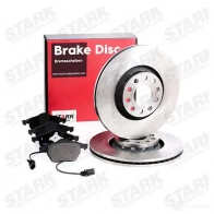 Тормозные диски и колодки, комплект STARK 1437814694 RG0E R skbk1090069 - Изображение 2