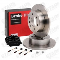Тормозные диски и колодки, комплект STARK skbk1090374 1437816490 5P4 E1 - Изображение 2