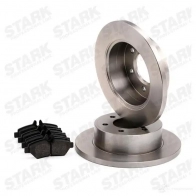 Тормозные диски и колодки, комплект STARK skbk1090374 1437816490 5P4 E1 - Изображение 4
