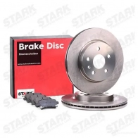 Тормозные диски и колодки, комплект STARK skbk1090174 ZAVH JK 1437815456 - Изображение 2