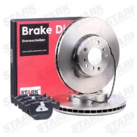 Тормозные диски и колодки, комплект STARK skbk1090364 1437815577 BIHYBG Z - Изображение 2