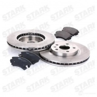 Тормозные диски и колодки, комплект STARK skbk1090283 JC36 KOV 1437815085 - Изображение 4