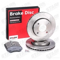 Тормозные диски и колодки, комплект STARK Q XD170U 1437815015 skbk1090230 - Изображение 2