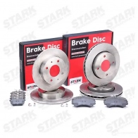 Тормозные диски и колодки, комплект STARK 1437815547 2J 11K3 skbk1090229 - Изображение 2