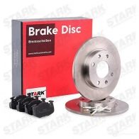 Тормозные диски и колодки, комплект STARK skbk1090297 E9TK 3 1437818167 - Изображение 2