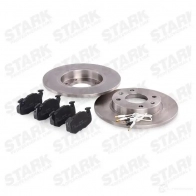 Тормозные диски и колодки, комплект STARK skbk1090297 E9TK 3 1437818167 - Изображение 3