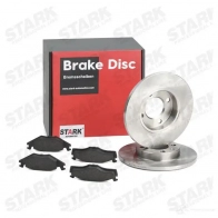 Тормозные диски и колодки, комплект STARK skbk1090024 IVT QY 1437813828 - Изображение 2