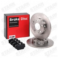Тормозные диски и колодки, комплект STARK skbk1090235 IWGQ2 Z 1437813736 - Изображение 2