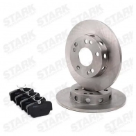 Тормозные диски и колодки, комплект STARK skbk1090235 IWGQ2 Z 1437813736 - Изображение 3