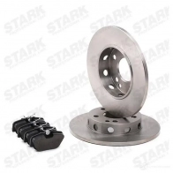 Тормозные диски и колодки, комплект STARK skbk1090235 IWGQ2 Z 1437813736 - Изображение 4