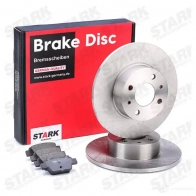 Тормозные диски и колодки, комплект STARK skbk1090347 6BB 06 1437813186 - Изображение 2