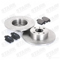 Тормозные диски и колодки, комплект STARK skbk1090347 6BB 06 1437813186 - Изображение 3