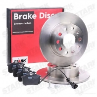 Тормозные диски и колодки, комплект STARK skbk1090314 YJ 1Y4DV 1437813799 - Изображение 2