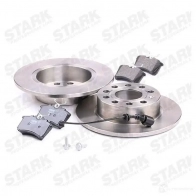 Тормозные диски и колодки, комплект STARK skbk1090314 YJ 1Y4DV 1437813799 - Изображение 3