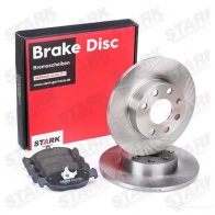 Тормозные диски и колодки, комплект STARK 1437813192 skbk1090154 ZJ1 7V - Изображение 2