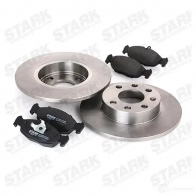 Тормозные диски и колодки, комплект STARK 1437813192 skbk1090154 ZJ1 7V - Изображение 3