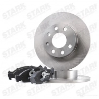 Тормозные диски и колодки, комплект STARK 1437813192 skbk1090154 ZJ1 7V - Изображение 4